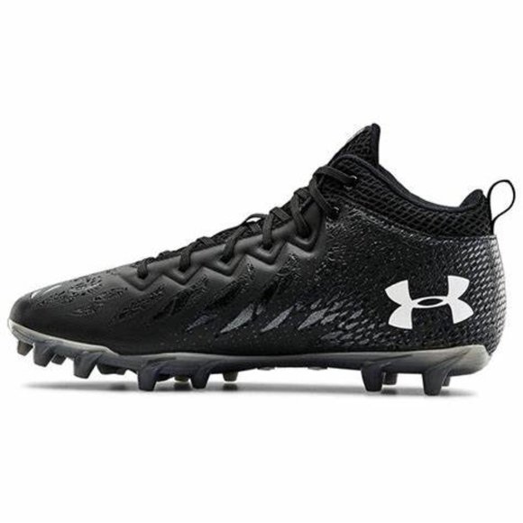 New Size 14 (Men) - Black UA Spotlight Select Mid Cleats - Picture 1 of 5
